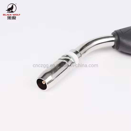 Black Wolf MB25ak MIG CO2 Gas refrigerado por aire Euro soplete de soldadura portátil para tipo Binzel